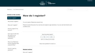 How do I register? – Pottermore
