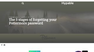 The 5 stages of forgetting your Pottermore password - Hypable