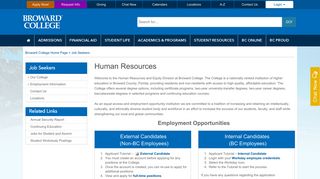 Human Resources | Home Page - Broward College