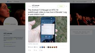 HTC elevate on Twitter: 