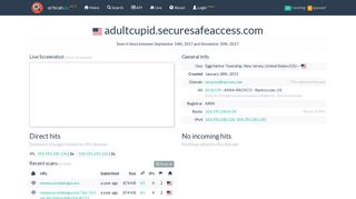 adultcupid.securesafeaccess.com - urlscan.io