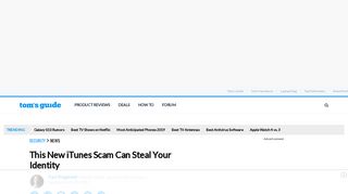 This New iTunes Scam Can Steal Your Identity - Tom's Guide