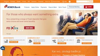 ICICI Bank: Personal Banking, Online Banking Services