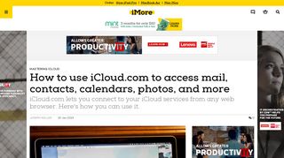How to use iCloud.com to access mail, contacts, calendars, photos ...