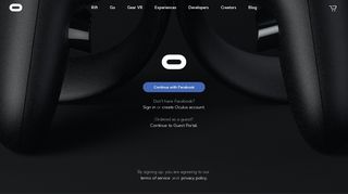 Oculus: Log In with Facebook