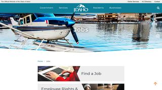 Jobs | The Official Website of the State of Idaho - Idaho.gov