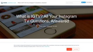 What is IGTV? All Your Instagram TV Questions, Answered