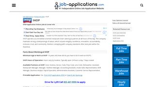 IHOP Application, Jobs & Careers Online - Job-Applications.com