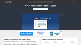Cvlweb Indiainfoline. Commercial Loan Login