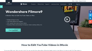 How to Edit YouTube Videos in iMovie - Wondershare Filmora