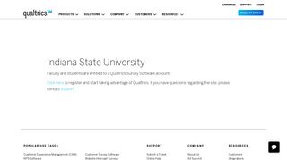 Indiana State University | Qualtrics