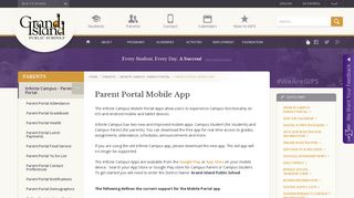 Parent Portal Mobile App - Grand Island Public Schools
