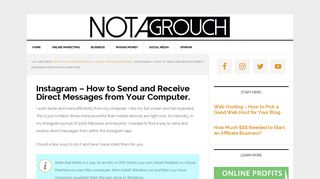 Instagram - How to Send and Receive Direct Messages from Your ...