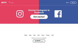 Connect Instagram to Facebook - IFTTT