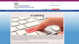 e-Learning - Insurance Institute of India
