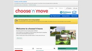 Kirklees - Login - choose 'n' move