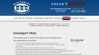 Invisalign® FAQs - McReynolds Orthodontics | Keller TX