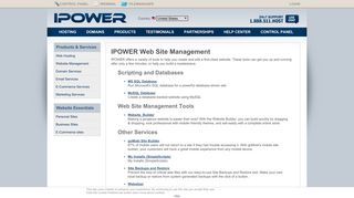 IPOWER Web Site Management