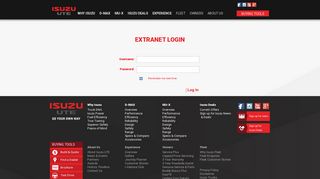 Extranet Login - Isuzu UTE Australia