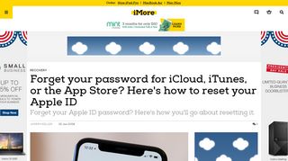 How to reset a forgotten Apple ID password [iCloud, iTunes, App Store ...