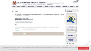 Journal of Global Infectious Diseases (JGID): Login