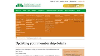 Update Your Membership Details | JIB - Joint Industry Board