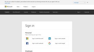 Login | Microsoft Careers
