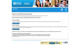British Council jobs portal