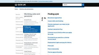 Finding a job - GOV.UK