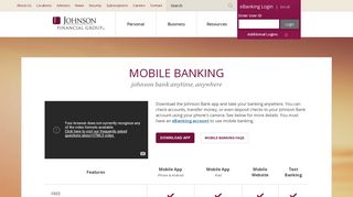 Mobile Banking | Johnson Bank