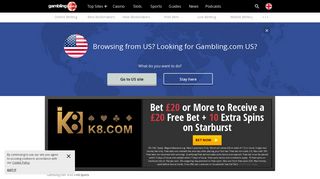 K8 Sports Betting - Free Bet Bonus for the UK - Gambling.com