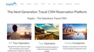 Kaptio Travel - The Next Generation Travel Reservation System ...