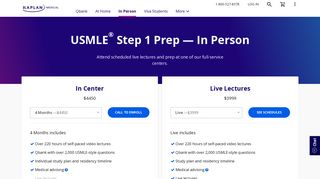 USMLE Step 1 Live Prep Courses - Prep Options | Kaplan Test Prep