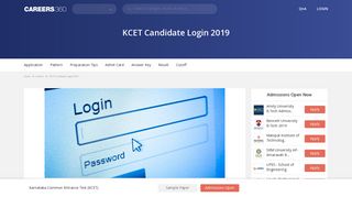 KCET Candidate Login 2019 – Application Form, Admit Card, Result