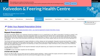Prescriptions - Kelvedon & Feering Health Centre