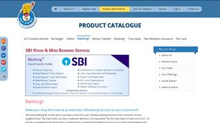 SBI Kiosk Banking | Become Sbi Mini Banking Agent - Pay Point India