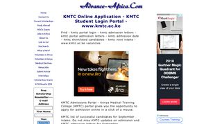 KMTC Online Application - KMTC Student Login Portal - www.kmtc.ac.ke