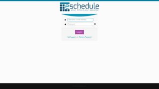 eSchedule | Login to your Account