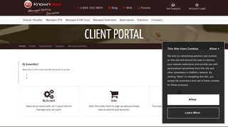 Client Portal | KnownHost LLC