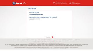 Login Page - Kotak - Life Insurance - Kotak Mahindra Bank