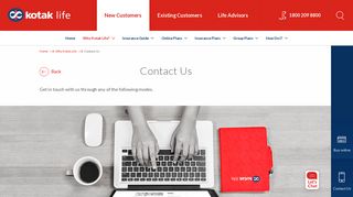 Kotak Life Insurance | Life Insurance Advisors – Contact Us