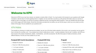 Welcome to KPN