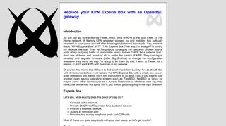 How to get rid of your KPN Experia box - weirdnet.nl