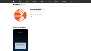 Kronos Mobile™ on the App Store - iTunes - Apple