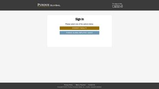 Sign In for Purdue Global