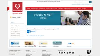 Faculty and Staff Email - LaGuardia Community College
