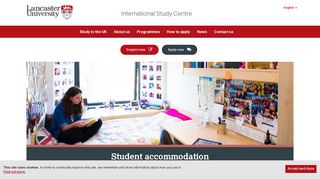 Student Accommodation | Lancaster University International Study ...