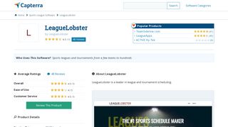 LeagueLobster Reviews and Pricing - 2019 - Capterra