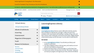 LearningExpress Library | Austin Public Library