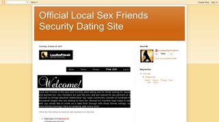Official Local Sex Friends Security Dating Site